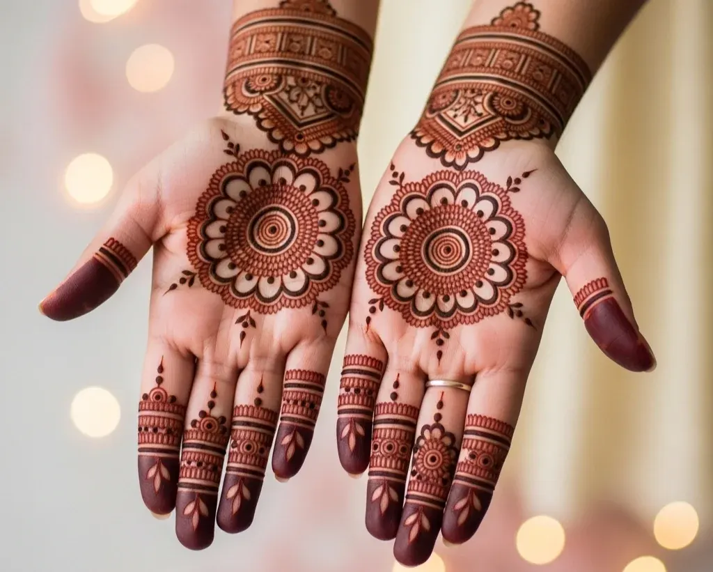 Pinterest Aesthetic Mehndi Design Front