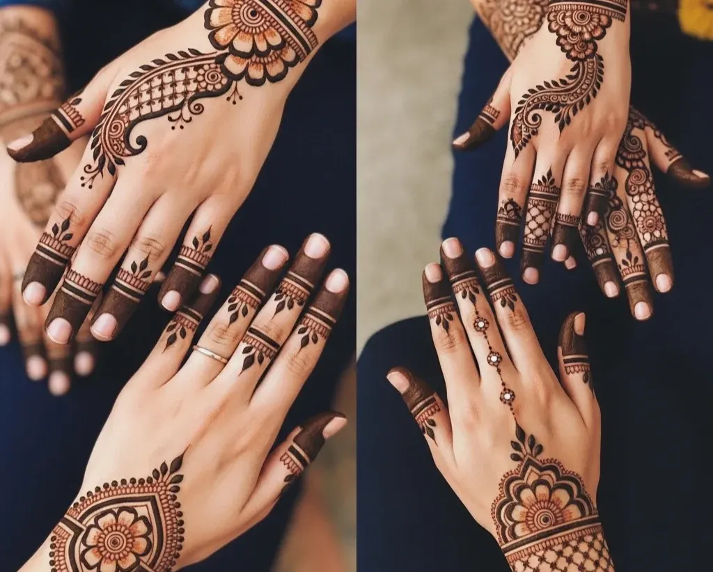 Simple and Beautiful Mehndi Designs