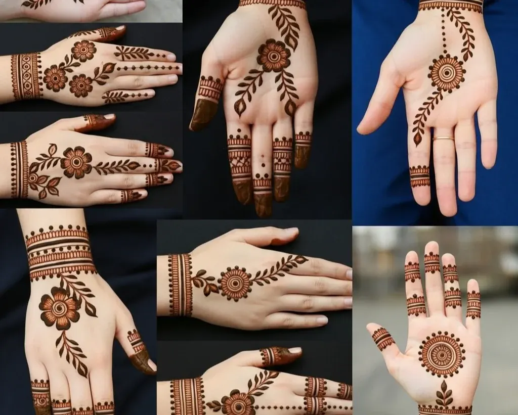 Easy Indian Mehndi Designs for Beginners
