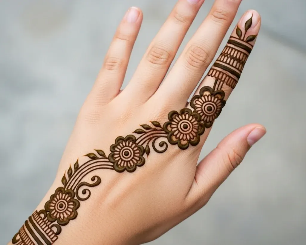 Easy Indian Mehndi Designs for Beginners