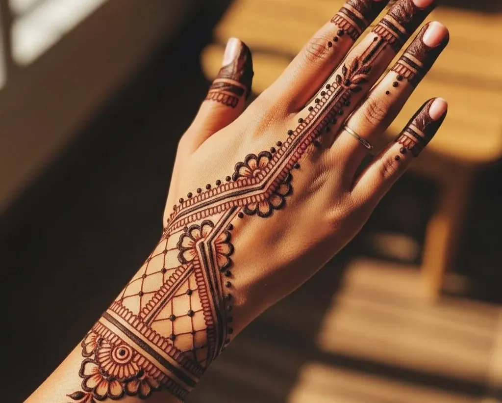 Simple Instagram Stylish Back Hand Mehndi Designs