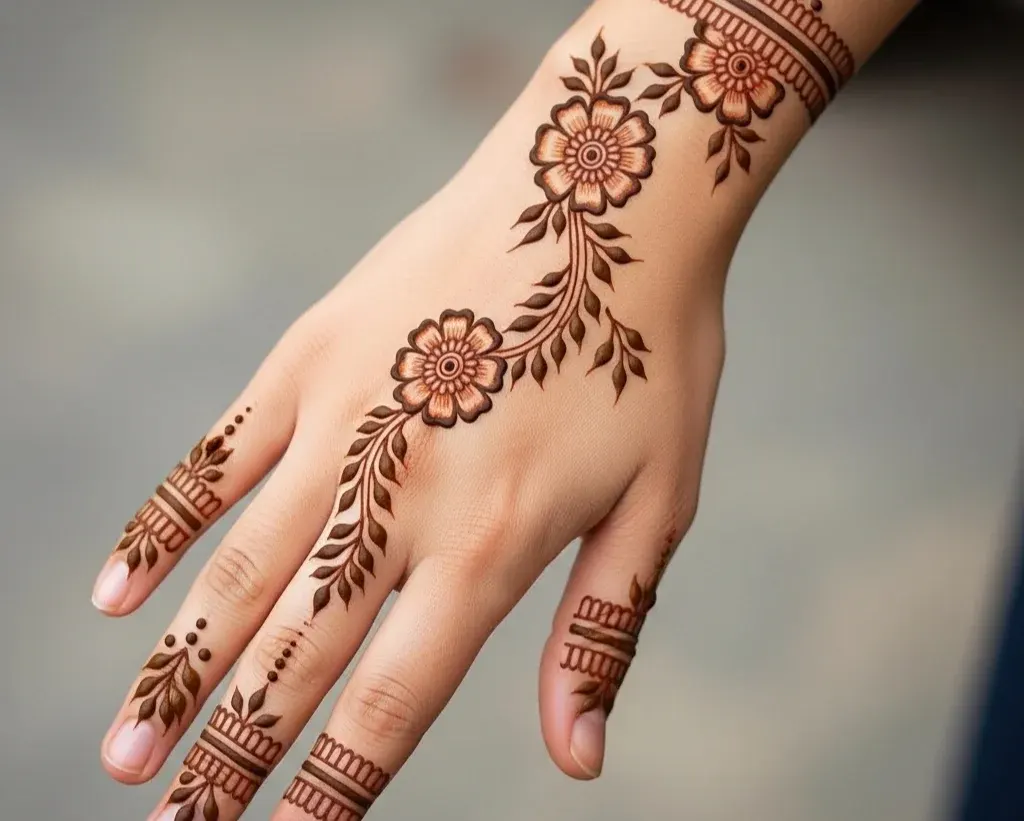 Simple Mehndi Designs Arabic Back Hand Simple Mehndi Designs Arabic Back Hand
