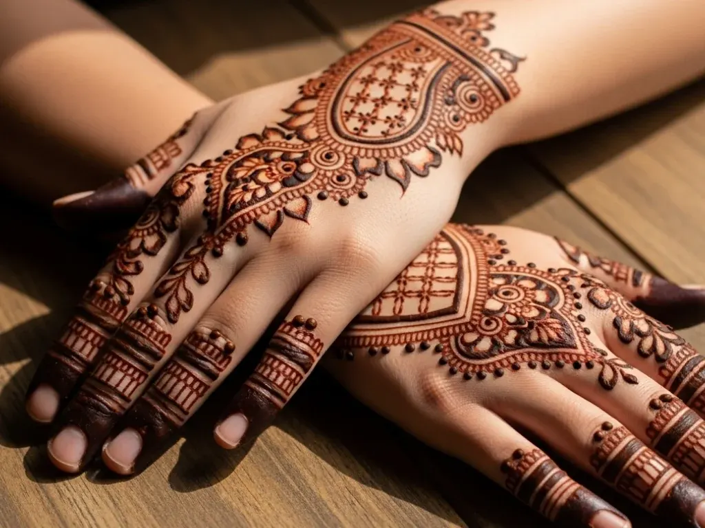 Simple Mehndi Designs for Hands