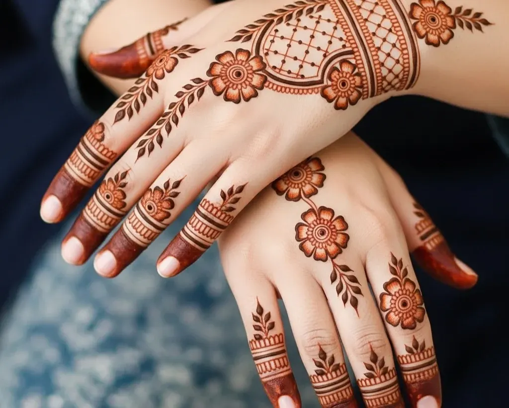 Simple Mehndi Designs Khafif