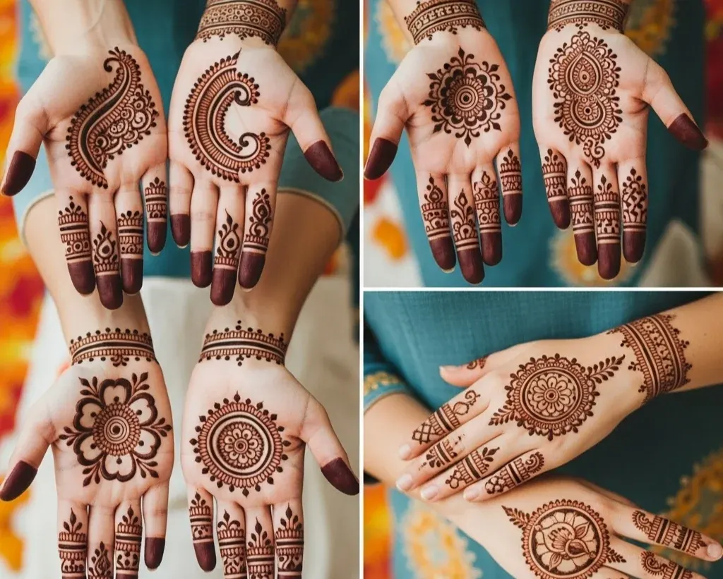 Simple New Teej Mehndi Designs