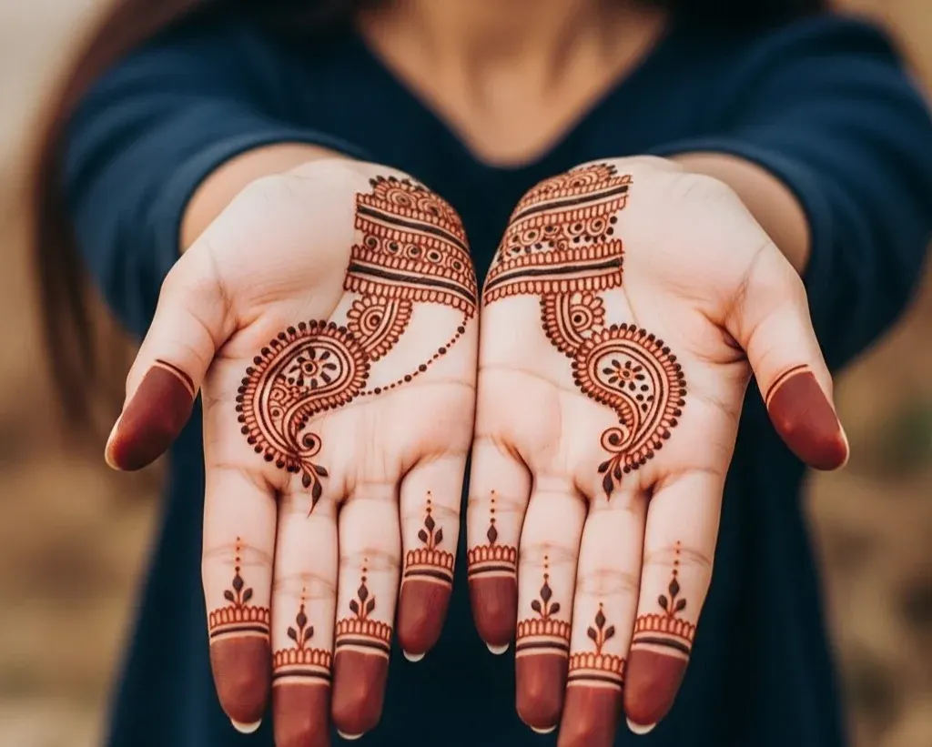 Simple New Teej Mehndi Designs