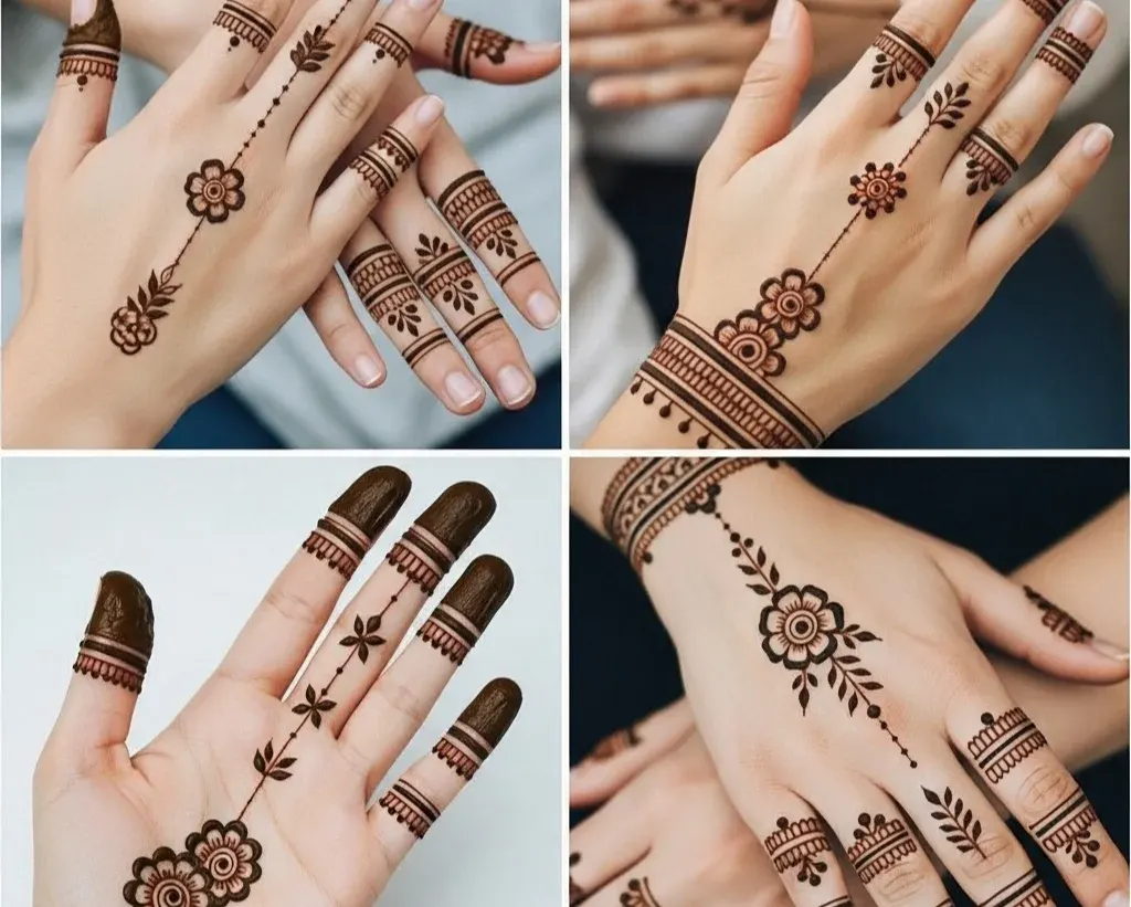 Small Mehndi Designs Easy