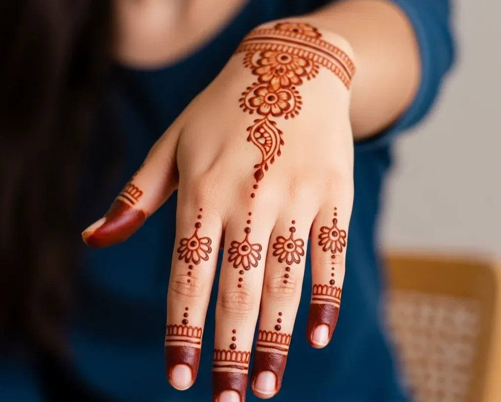 Small Mehndi Designs Easy
