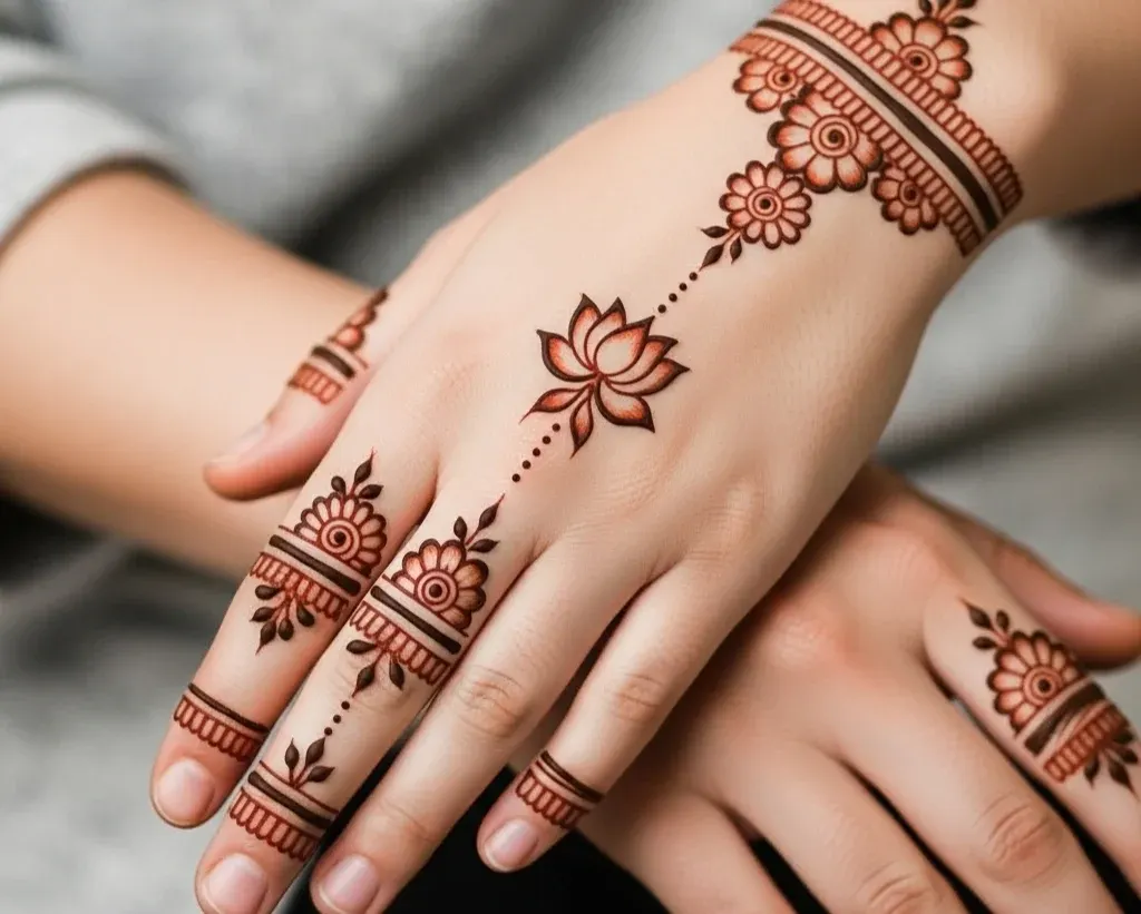 Small Mehndi Designs Simple