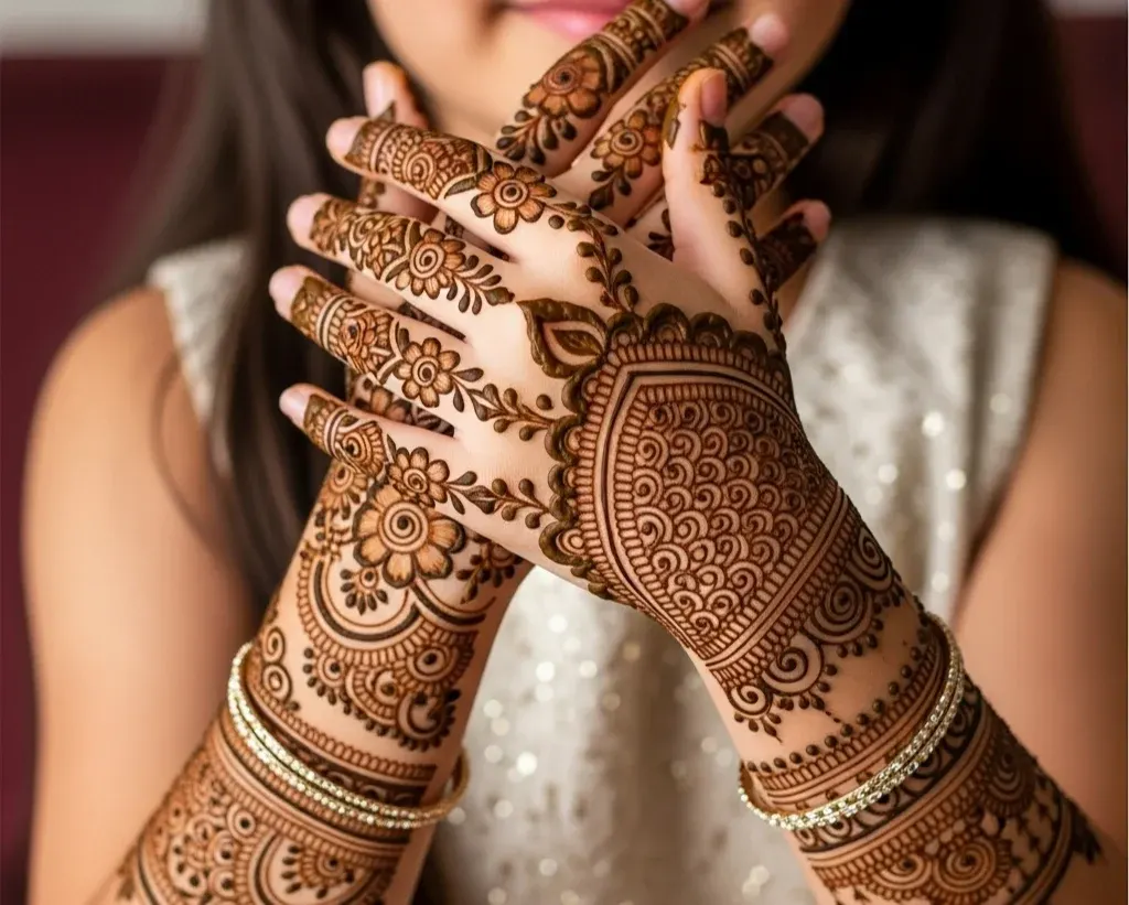 Stylish Beautiful Mehndi Designs for Girls