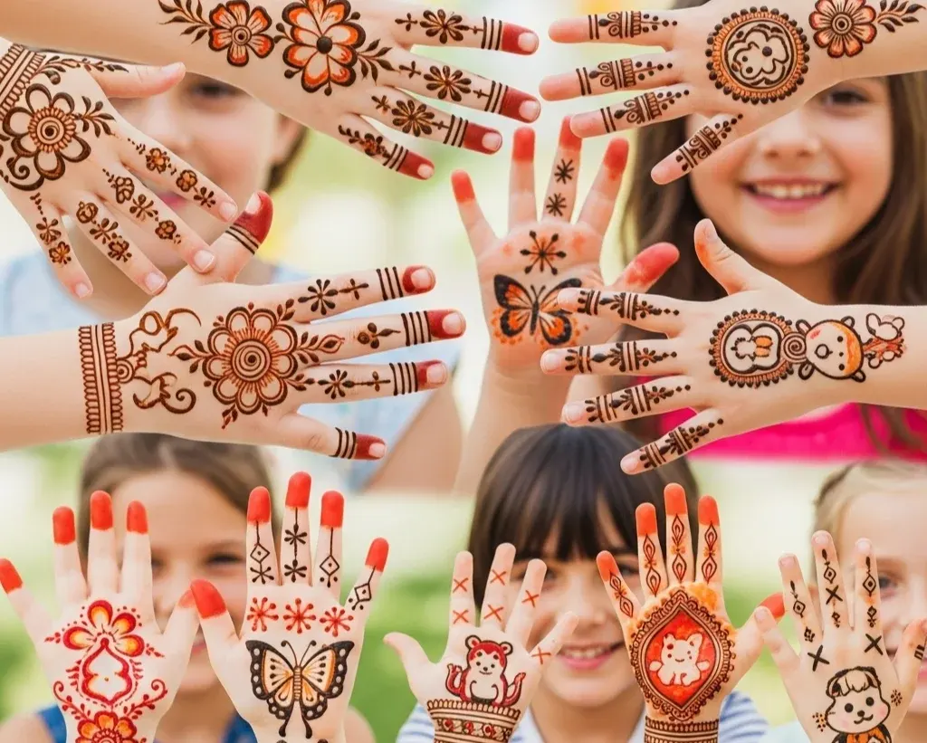 Stylish Mehndi Cute Easy Mehndi Designs for Kids Stylish Mehndi Cute Easy Mehndi Designs for Kids