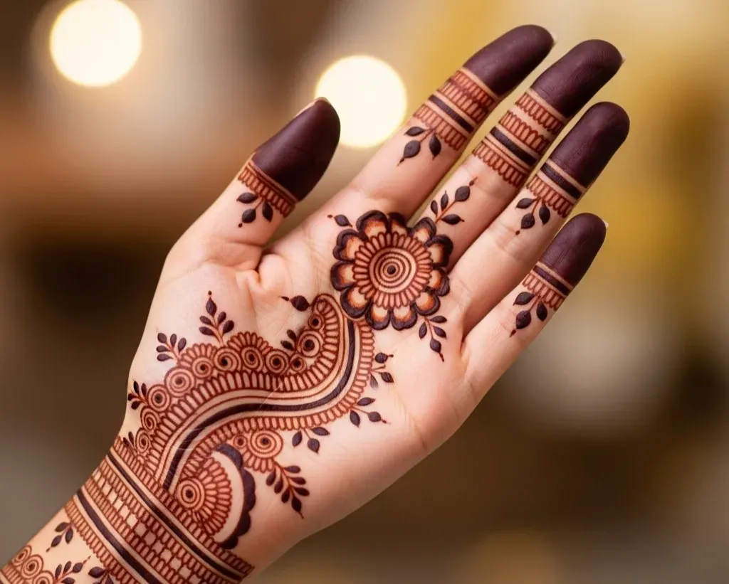 Stylish Stylish Easy Indian Mehndi Designs