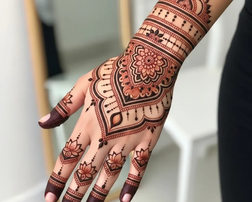 Tattoo Instagram Stylish Back Hand Mehndi Designs