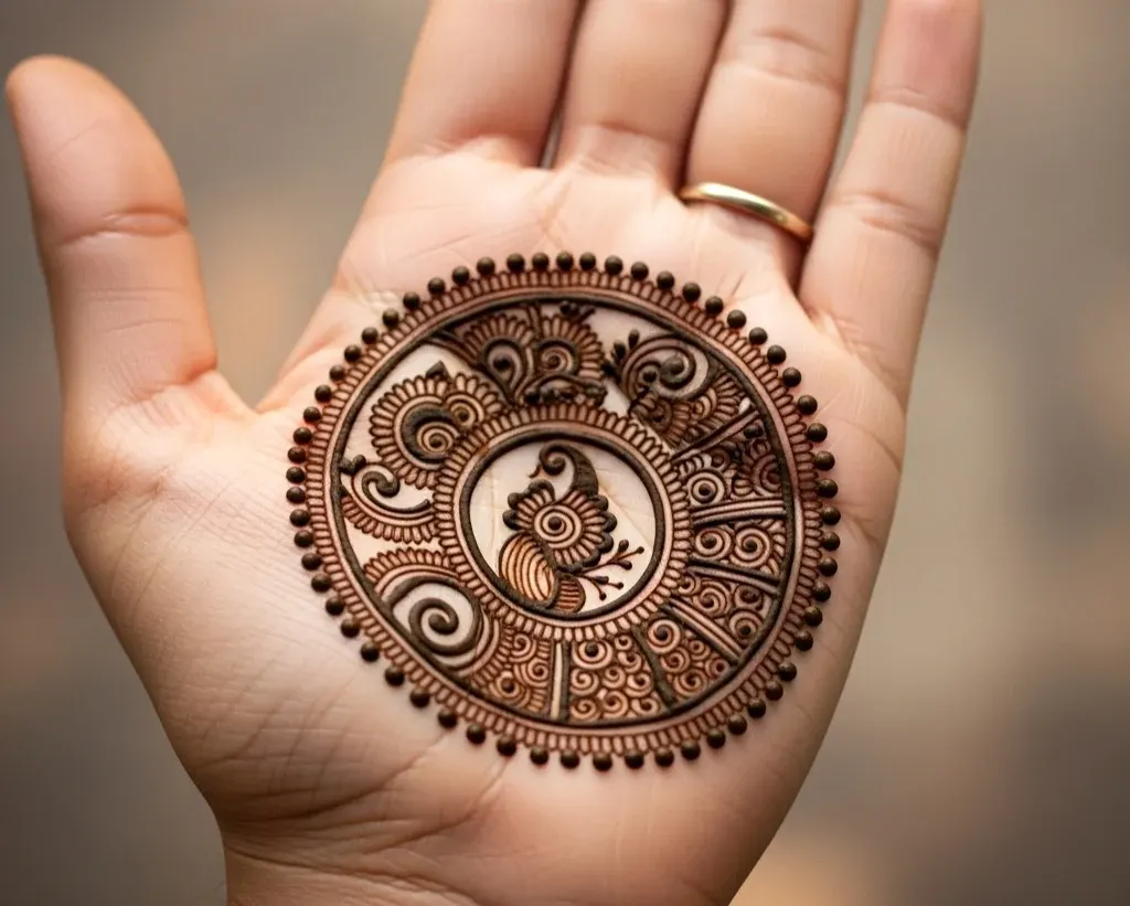 Tikki Mehndi Circle Mehndi Designs Facebook