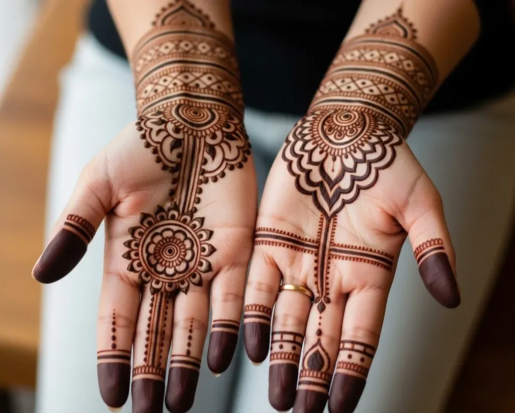 Trending Mehndi Designs Front Hand Simple