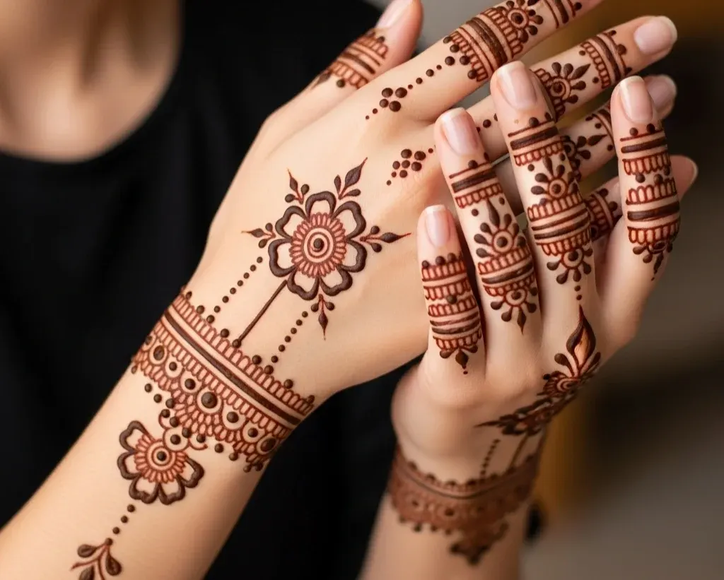 Trending Mehndi Designs for Front Hand