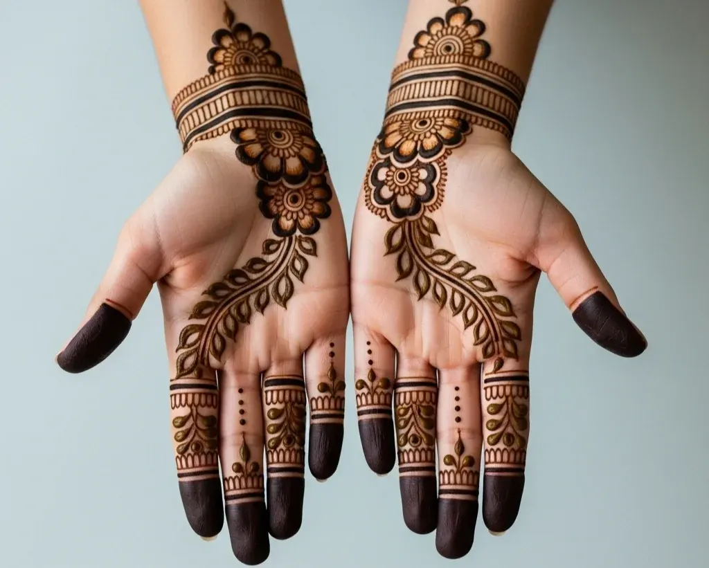 Trending Mehndi Designs for Front Hand