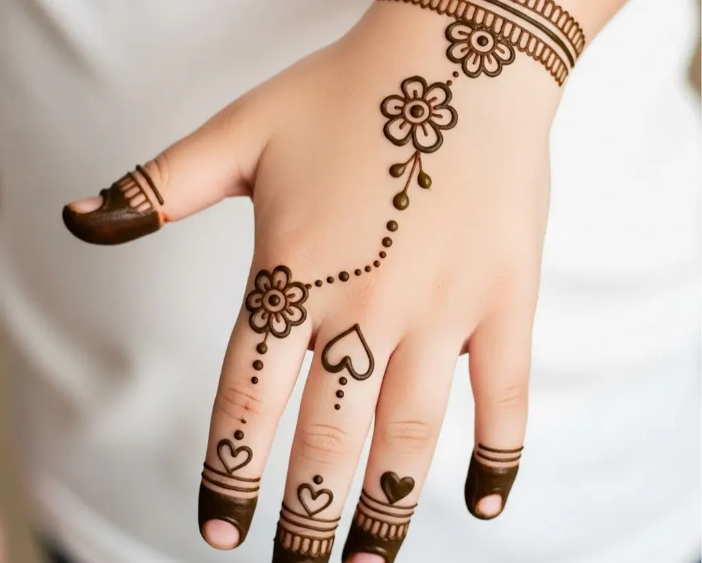 Very Easy Mehndi Designs for Kids Front Hand Very Easy Mehndi Designs for Kids Front Hand