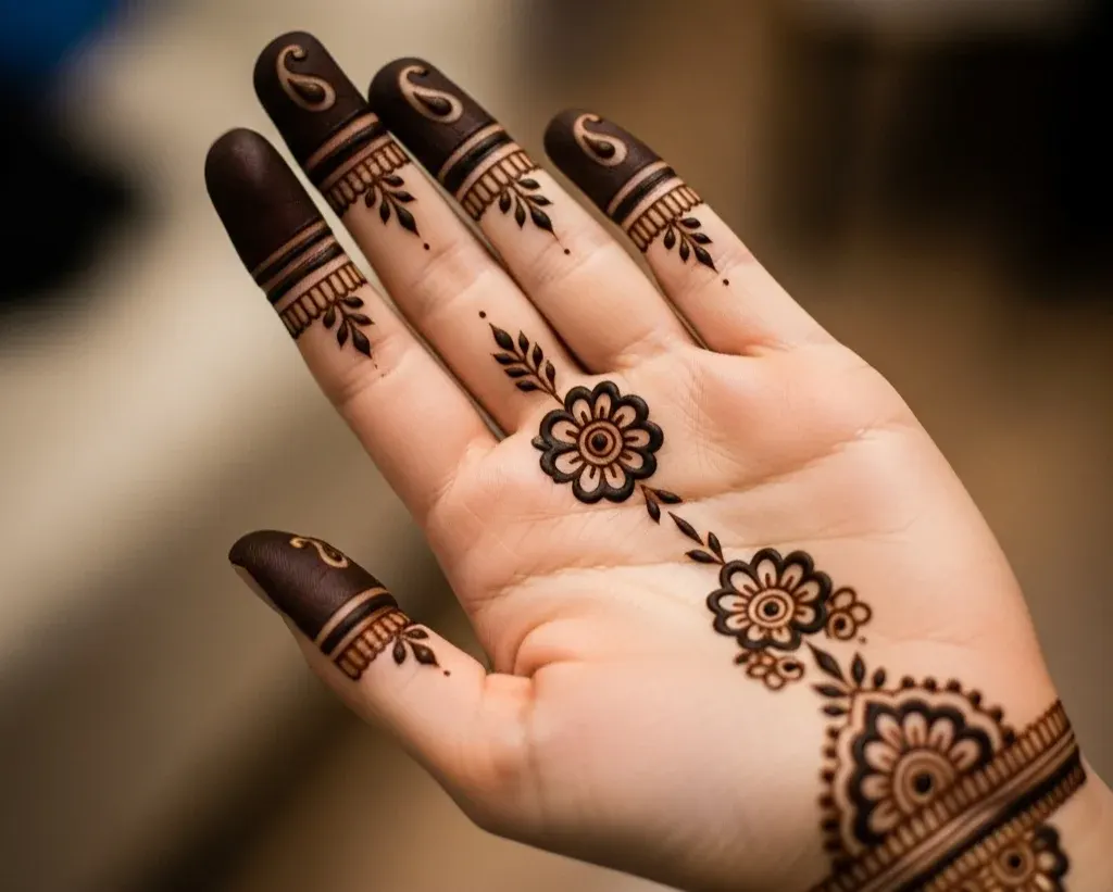 Very Small Mehndi Designs