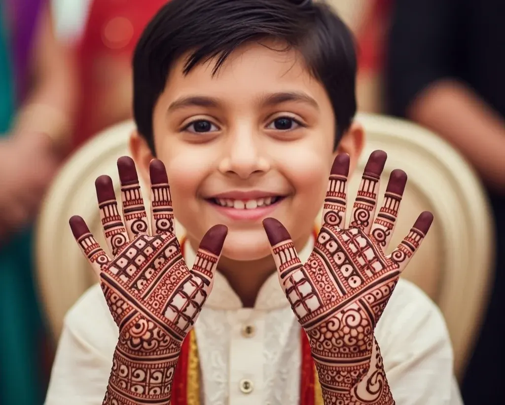Mehndi Designs for Boys Wedding